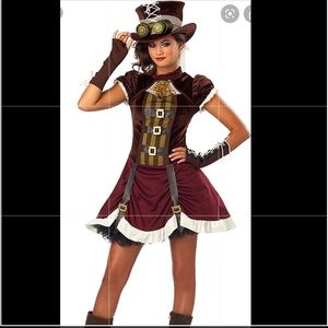 Women steampunk Halloween Costume